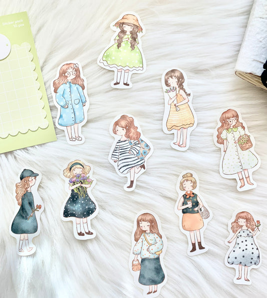 Sho Littlehappiness - Spring Day | 10pcs Stickers Pack