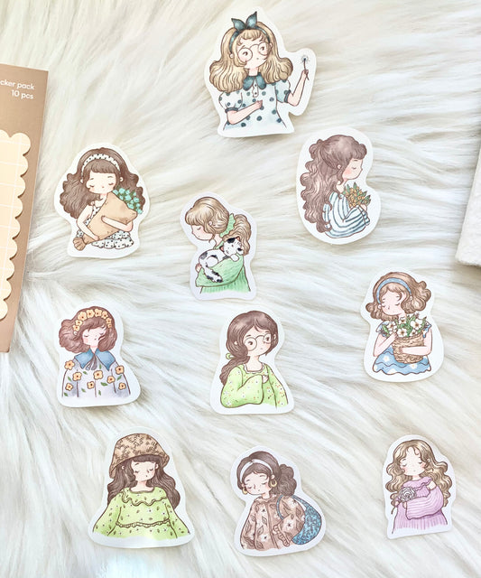 Sho Littlehappiness - Whisper | 10pcs Stickers Pack