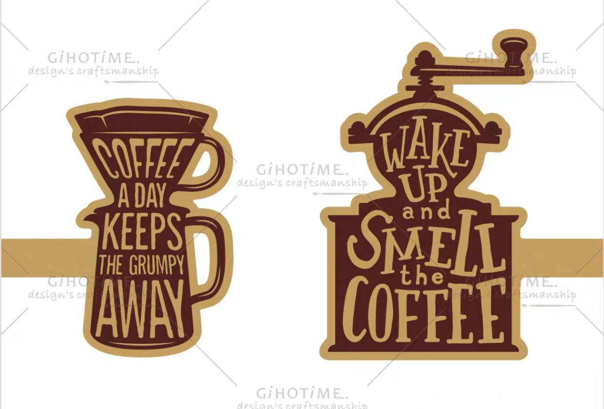 Gihotime Brass Clip - Coffee | Notebook Clip | Bookmark