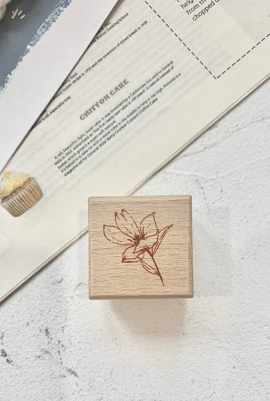 Freckles Tea Vol.3 -  Flower and Leaf Notes | Rubber Stamp Set