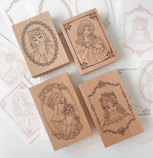 Journal Pages X Windry Ramadina - Trinkets Girls | Rubber Stamps