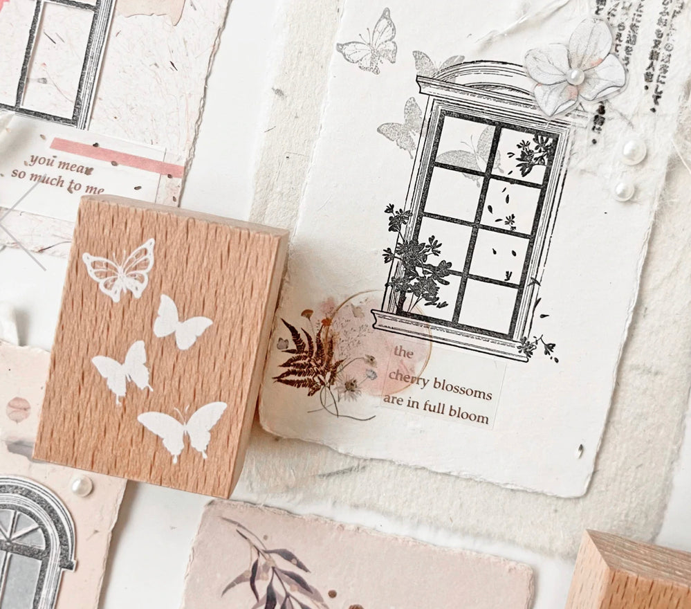 Journal Pages - Window Series| Rubber Stamps