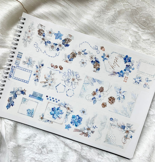 Time Grid - Snow Jingle  Bells| Embossed | Release Paper