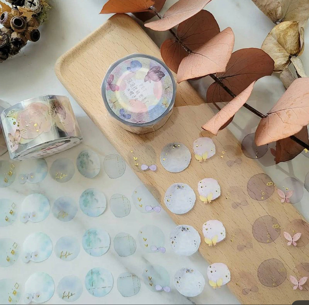 Fairy Maru - 3cm Bubble World 5 | Gold Foil | Release Paper