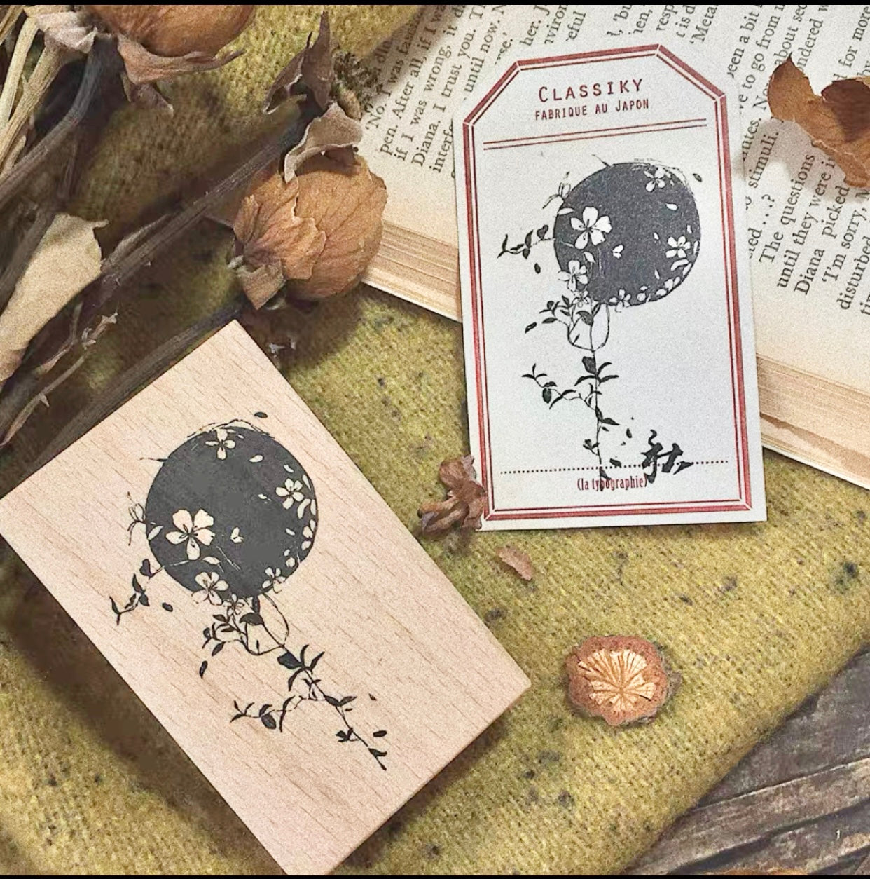 Jeenzaa - Zoey “moon•shadow” Rubber Stamps