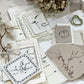 Jeenzaa Zoey Studio - Vol.7 Branches Moon  | Branches Fruit Set | Rubber Stamps
