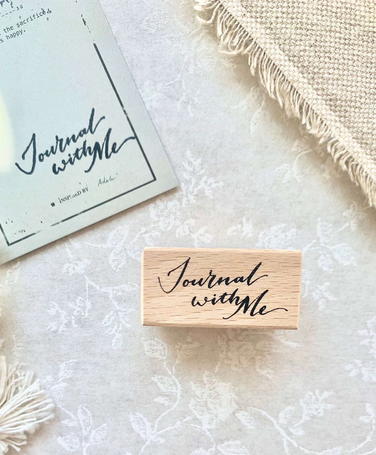 Jeenzaa Zoey Studio - Journal With Me | Rubber Stamps