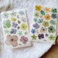 Fairy Maru - Flowers #4 | 2 Sheets | Rub On Sticker