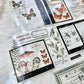 Mooka Studio - 8cm Botanical Notes | PET Tape | Release Paper