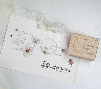 Jennyuanzi Studio  -  Lucky | Rubber Stamp