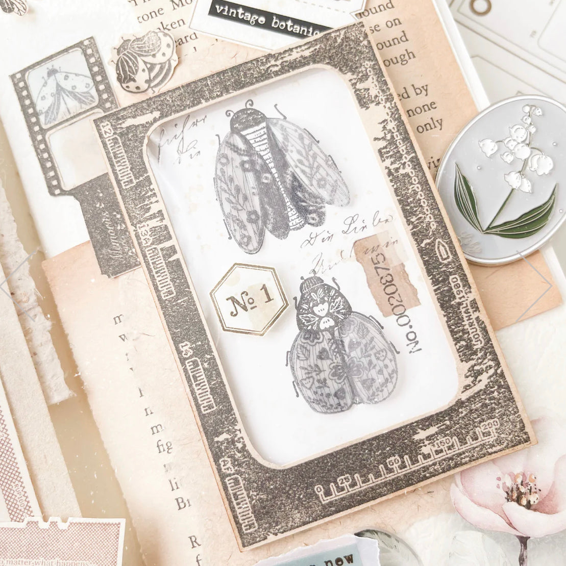 Journal Pages -《Puzzles Of Life II》Frame | Rubber Stamps