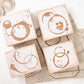 Journal Pages - Coffee Stain | Rubber Stamps