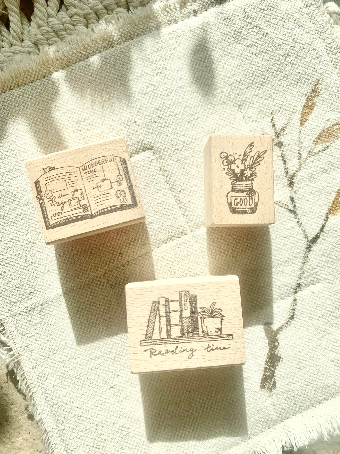 2 Pu Studio - Reading Time | Rubber Stamps