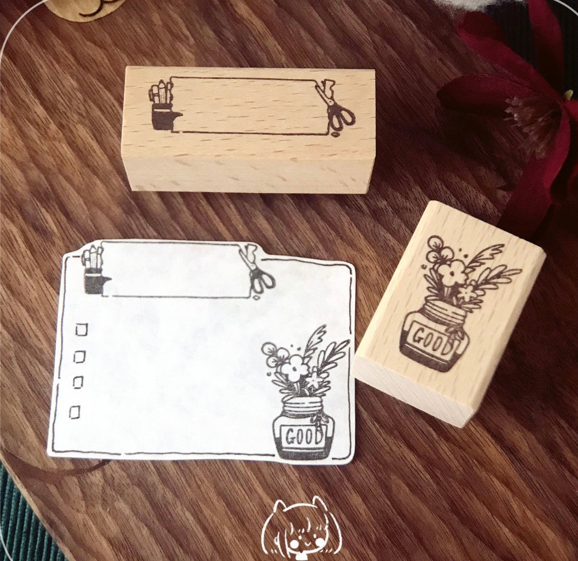 2 Pu Studio - Reading Time | Rubber Stamps