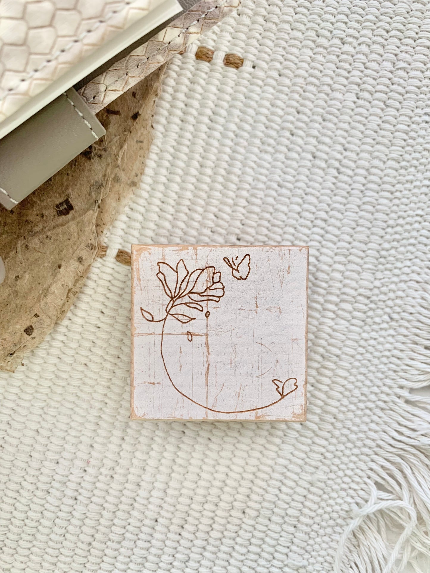 XW Studio - Long Stem Butterfly | Rubber Stamps