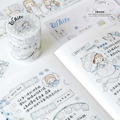 Molinta - Color Vol.4 | 4.5cm Washi Tape |  Release Paper