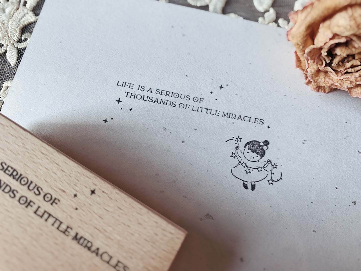 Two Raccoons -< Sparkle> | Rubber Stamps | One Set