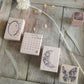 NEW Hanen Studio - Wood White Moon | Rubber Stamp Set (5pcs)
