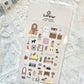 Suatelier Sticker - No.1104 vlog_home | 1 Sheet | Sticker