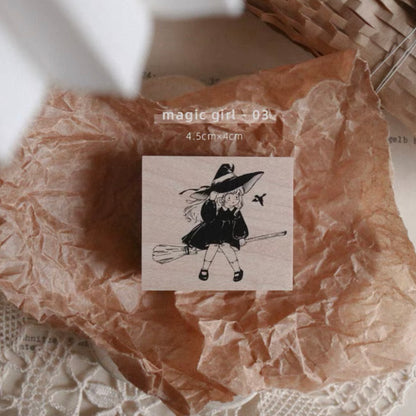 Like Studio - Magic Girls| Rubber Stamp