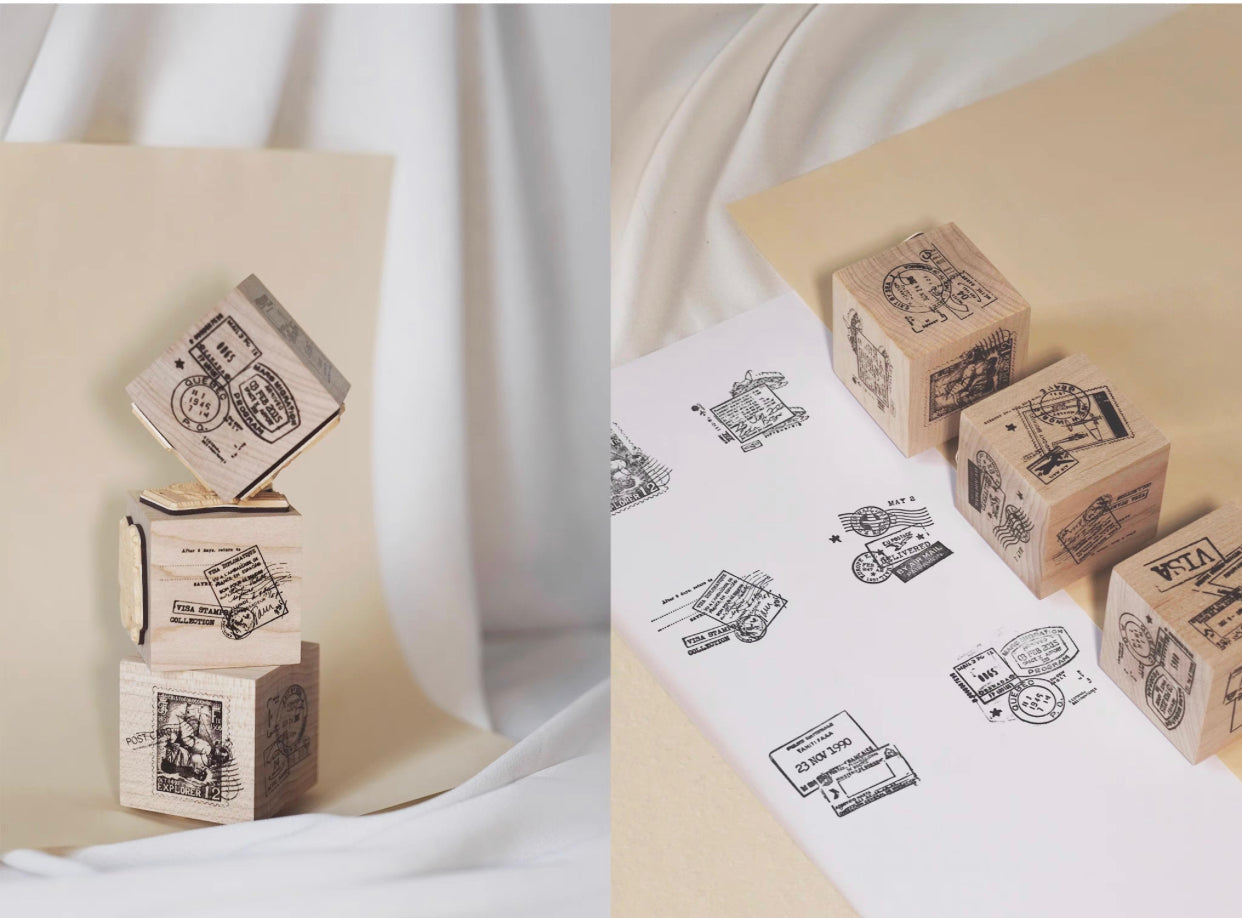 In1 Studio - 3in 1 Postmark Dice Stamp | Rubber Stamp Set