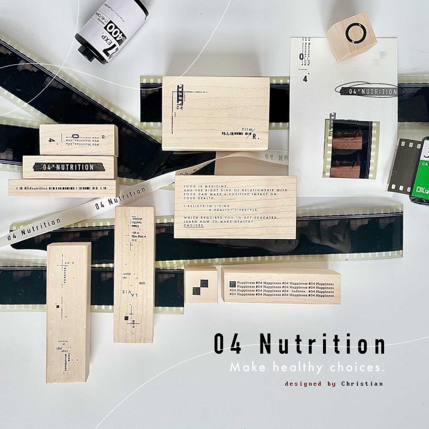 Christian - Nutrition | Rubber Stamps