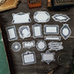 15pcs Frame Themed sticker | Vellum Paper