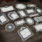 15pcs Frame Themed sticker | Vellum Paper