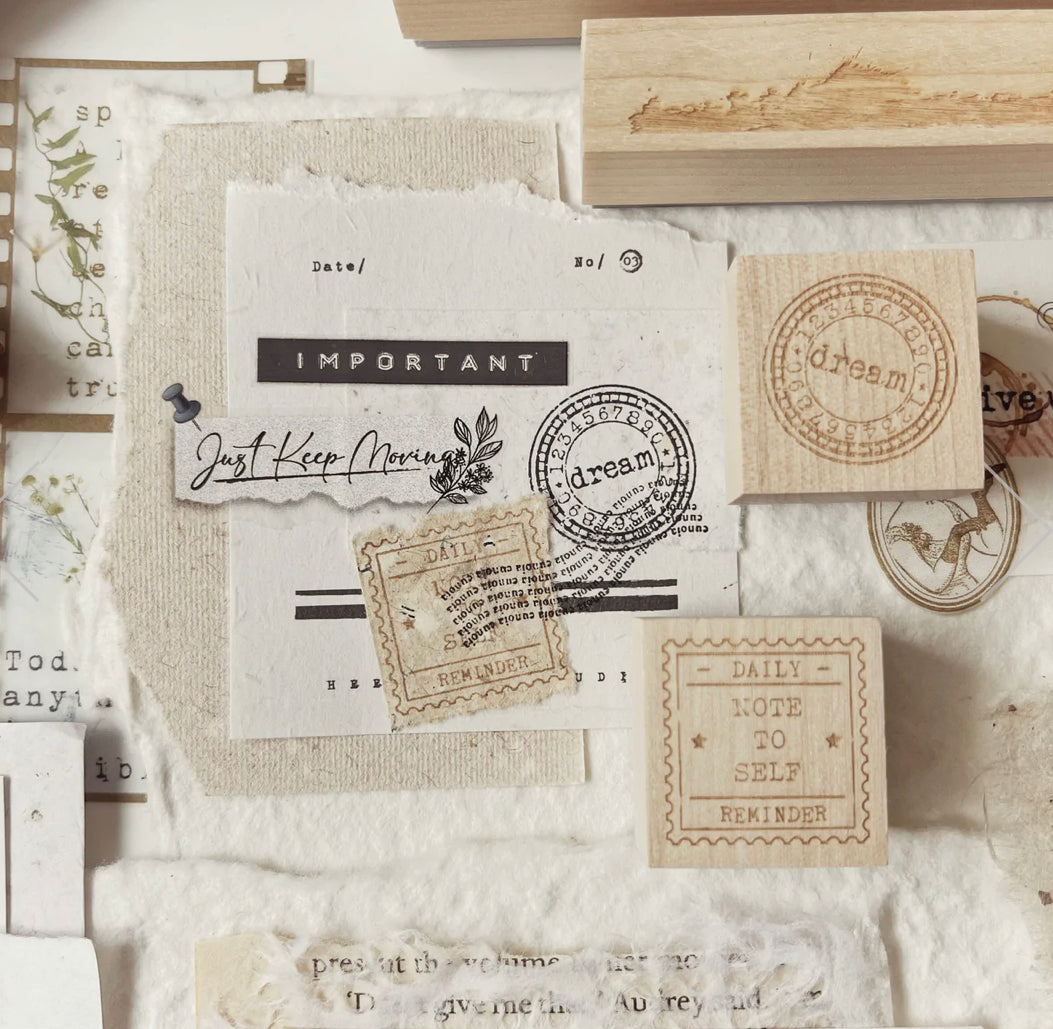 Journal Pages - Positive | Rubber Stamps