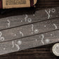 Miao Stelle - Moon & Stars (White Ink) | 4.5cm PET Tape | Release Paper