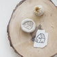 Black Milk Project - Mini House | Clay Holder Rubber Stamp