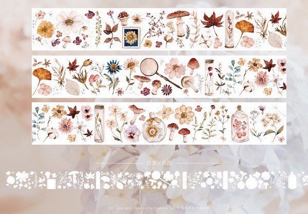 Freckles Tea Vol.1 - 5cm Flower Letters | Release Paper
