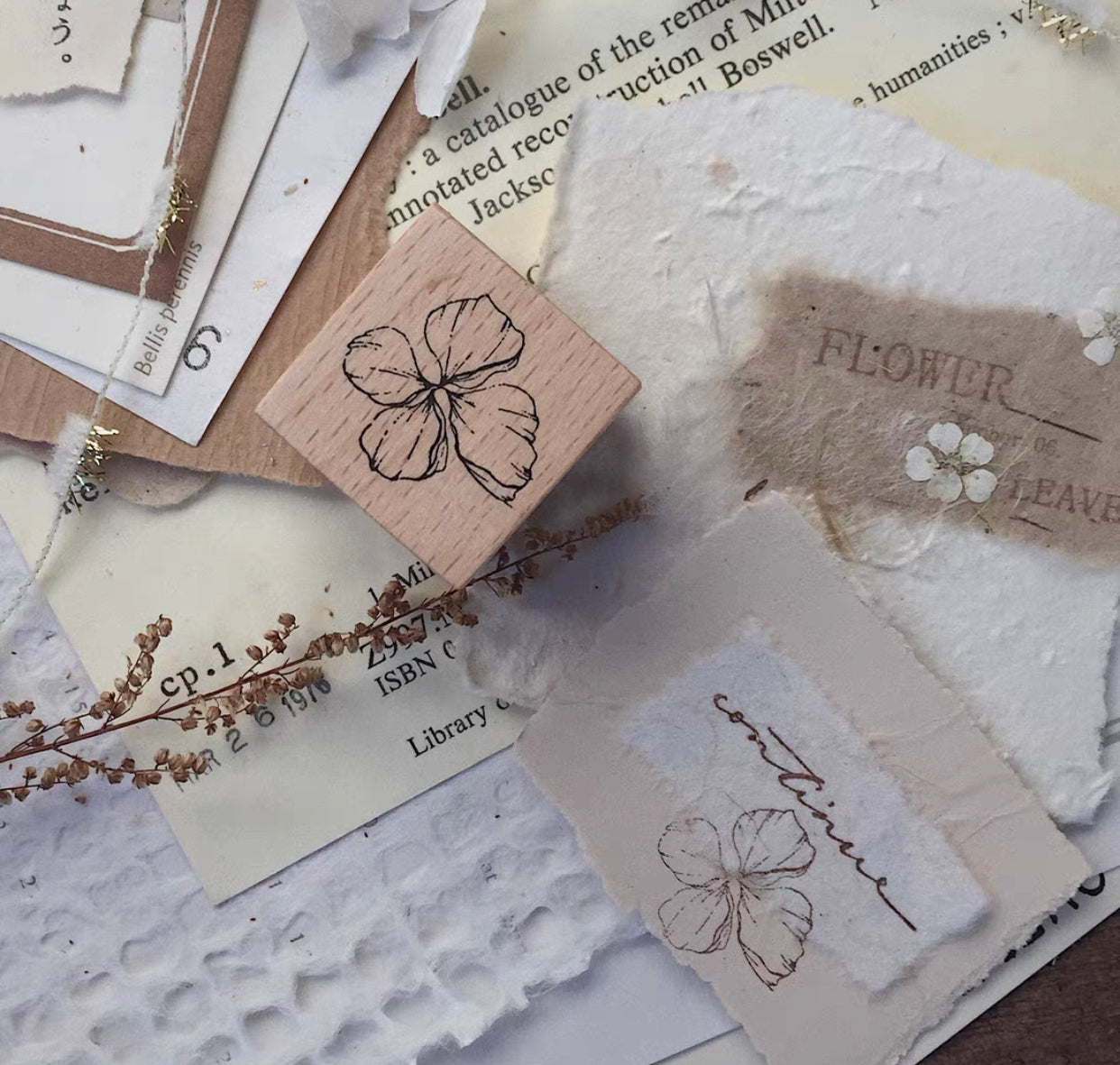 Jeenzaa Zoey Studio - Flowers | Rubber Stamps