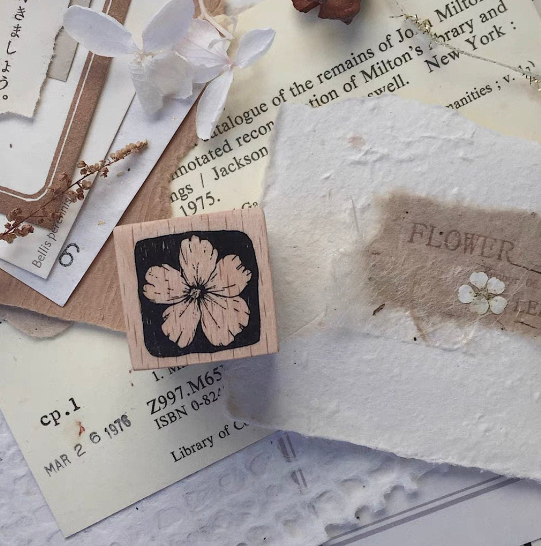 Jeenzaa Zoey Studio - Flowers | Rubber Stamps