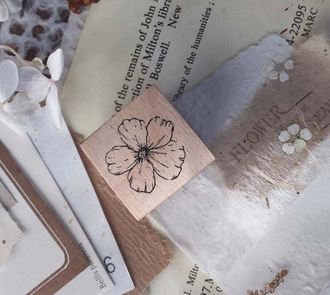 Jeenzaa Zoey Studio - Flowers | Rubber Stamps